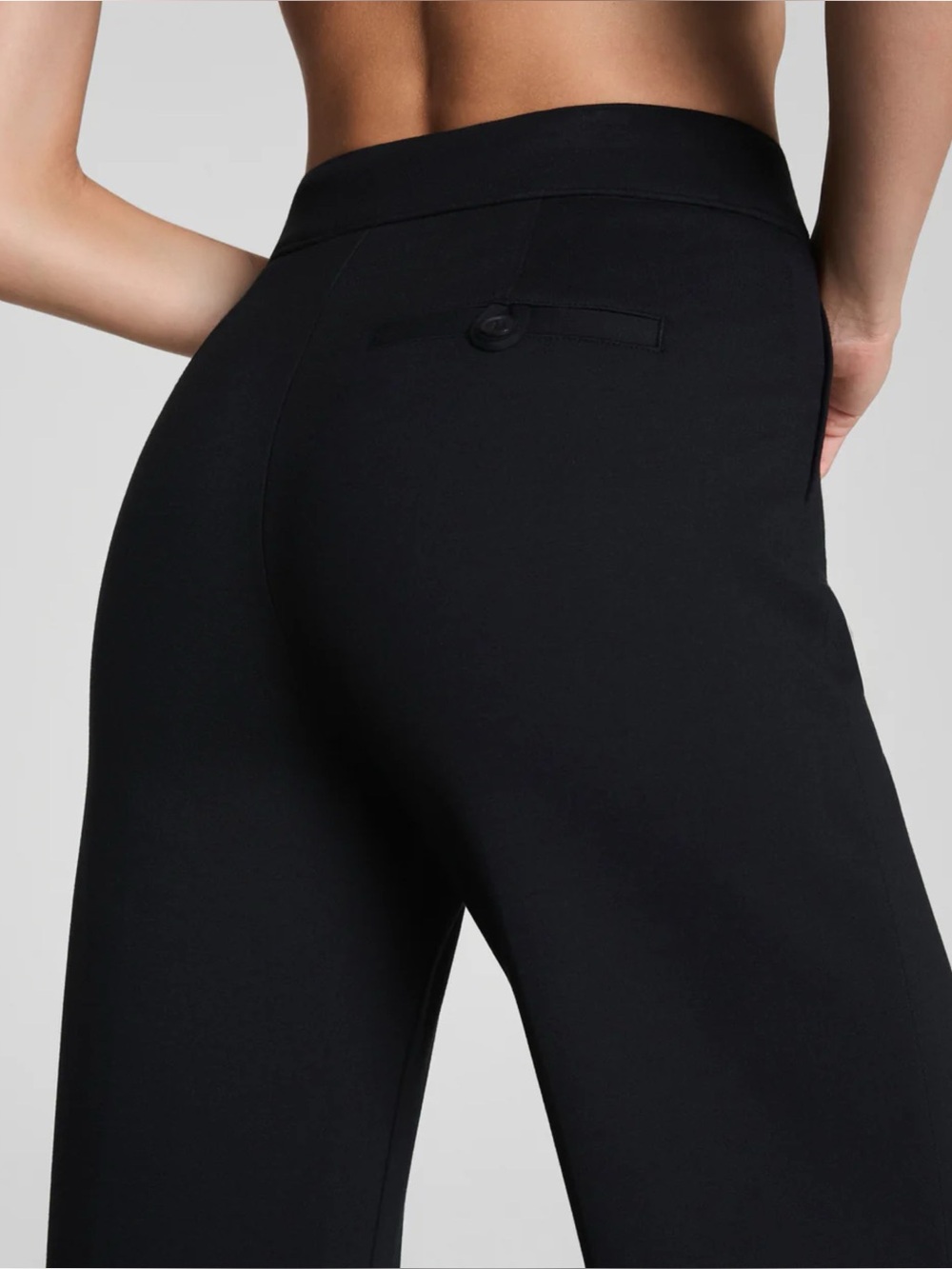 SPANX The Perfect Pant Wide Leg Classic Black - Picture 5 of 15